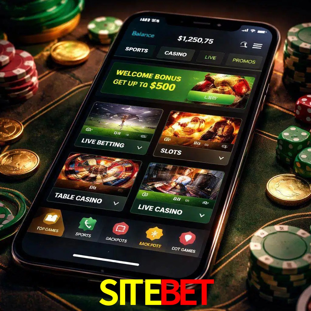 Diseño de juegos móviles SITEBET para usuarios en México